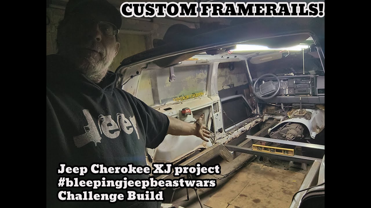 Jeep Cherokee XJ project - Custom Framerails   