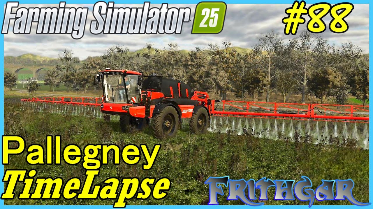 FS25 Таймлапс, Паллегни #88: Работа опрыскивателя!