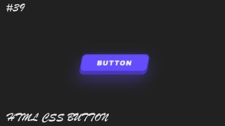 HTML CSS Button Tutorial|@pinkweb0 html css tutorial