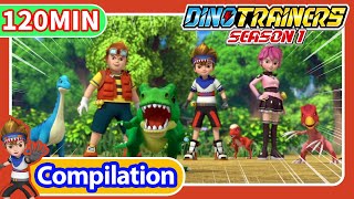 Dino Trainers S1 Compilation [01-13] | Dinosaurs for Kids | Trex | Cartoon | Toys | Robot | Jurassic
