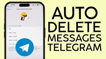 How to Auto Delete Messages on Telegram Messenger | Disappearing Message on Telegram (2023)
