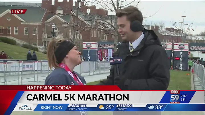 FOX59's Lindsey Eaton runs the Carmel Marathon 10K