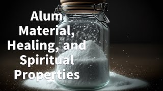 Alum Material, Healing, and Spiritual Properties