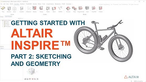 Getting Started with Altair Inspire Part 2: Creating a Model