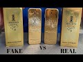 Fake vs Real Paco Rabanne 1 Million Parfum 100 ML