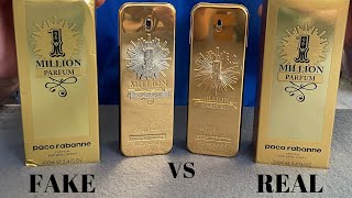 Fake vs Real Paco Rabanne 1 Million Parfum 100 ML