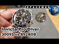 Invicta Pro Diver 30091 vs 8928OB Review