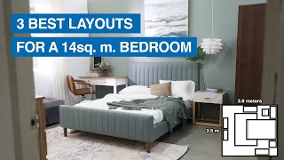 3 Best Bedroom Layouts (14sq. m.) | MF Home TV
