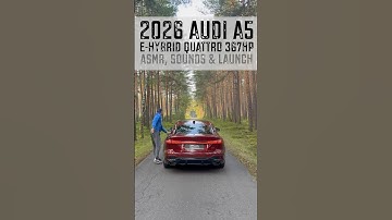 Alone in the forest with 367hp Audi A5 B10 e-hybrid quattro