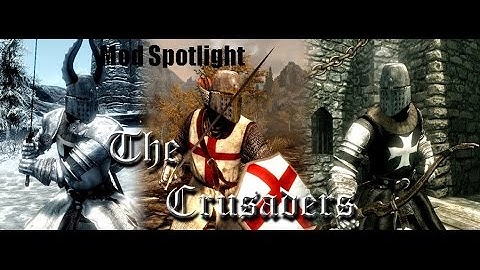 Crusader armor and weapon pack - Skyrim Mods.