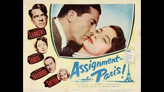Dana Andrews & George Sanders in 'Assignment – Paris!' (1952)