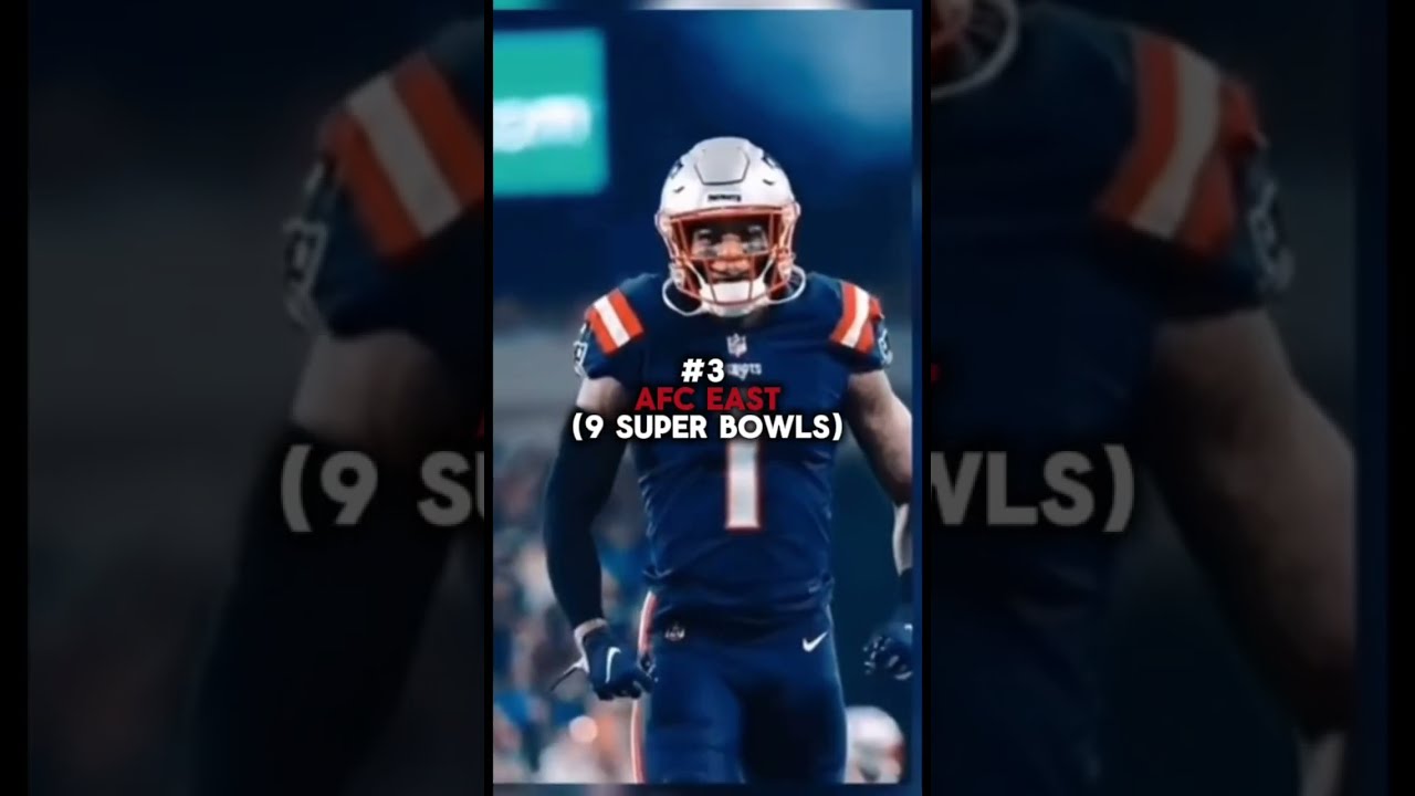 Ranking Every Division Based On Super Bowl Wins Jesuslovesyou