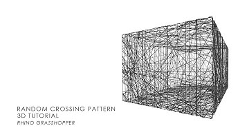 Random Crossing Pattern 3D Rhino Grasshopper Tutorial