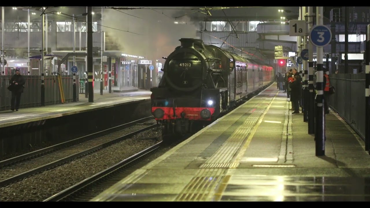 Nocturnal Sulzers and Steam at Peterborough, February 15th 2025.