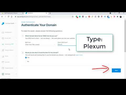 Plexum - How to. SendGrid Domain Authentication