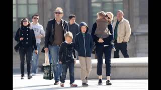 Cate Blanchett and her husband and children