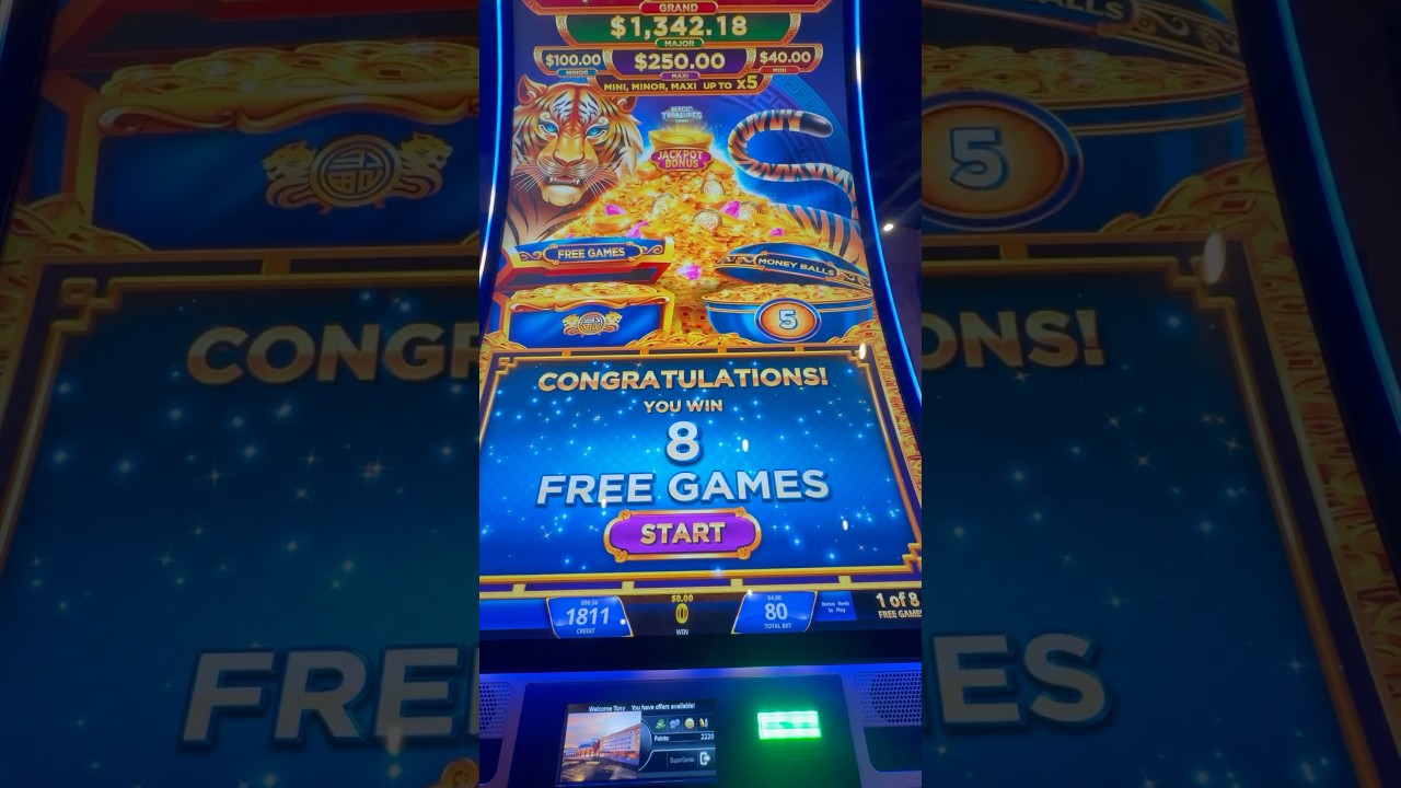Magic Treasures Tiger Advant !!! Money balls let’s gooooo!!!! 5 cent denom and $4 dollar bet !!