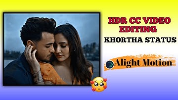 EFX Video Editing Tutorial | HDR CC Video Editing In Alight Motion 2022