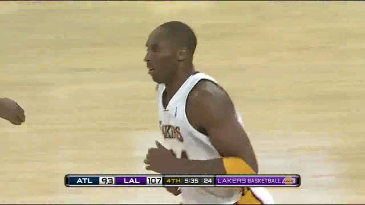 2009 11 01 Kobe Bryant Highlights at Hawks 41pts！