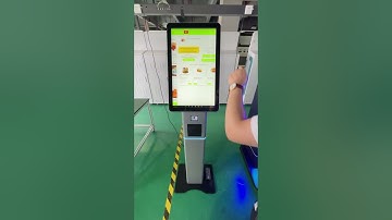 Self service queuing ordering and payment terminal