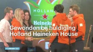 Gewonden bij huldiging in Holland Heineken House  - RTL NIEUWS