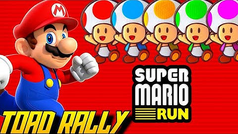 Super Mario Run Remix 10 and Blue Yoshi in Toad Rally
