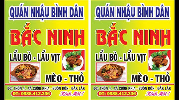 Hướng dẫn thiết kế biển hiệu quảng cáo quán nhậu bình dân trên phần mềm corel draw thiết kế đồ họa