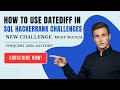 1ook coding challenge #coding #sql #sqlserver #sqlinterviewquestions #database #date #function