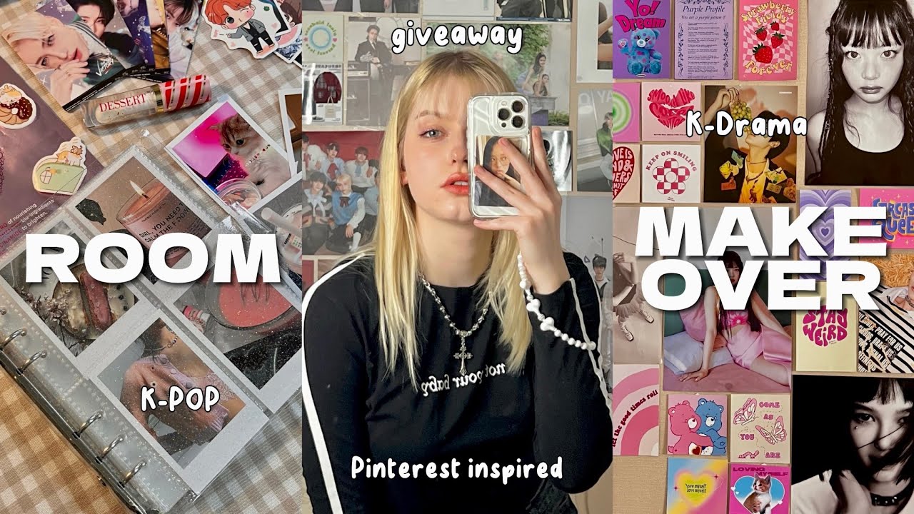 🎁 vlogmas | экстремальная ПЕРЕДЕЛКА комнаты + рум тур *Pinterest inspired*, K-POP, дорамы, РОЗЫГРЫШ