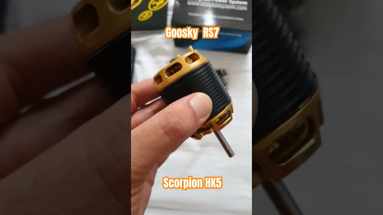 Scorpion motor HK5. Goosky RS7. 