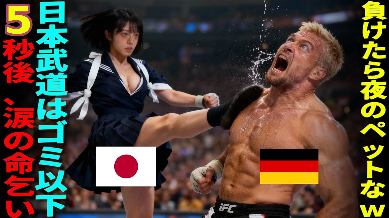 「万が一勝てたら一晩中何してもいいわw」日本武道をゴミ扱いしたドイツ王者が、彼がリングで泣き崩れ命乞いした理由【海外の反応】