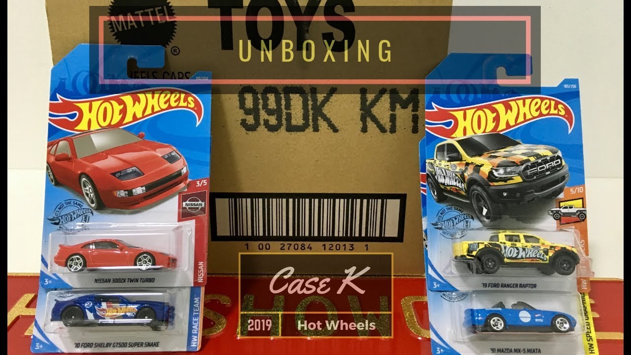 Unboxing - Hot Wheels Case K 2019 - YouTube