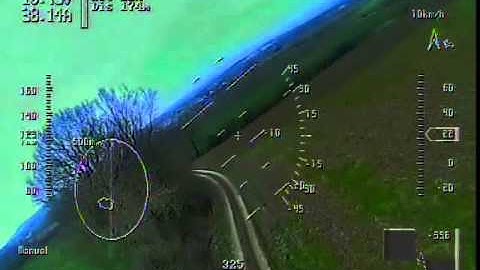 alceOSD first test flight