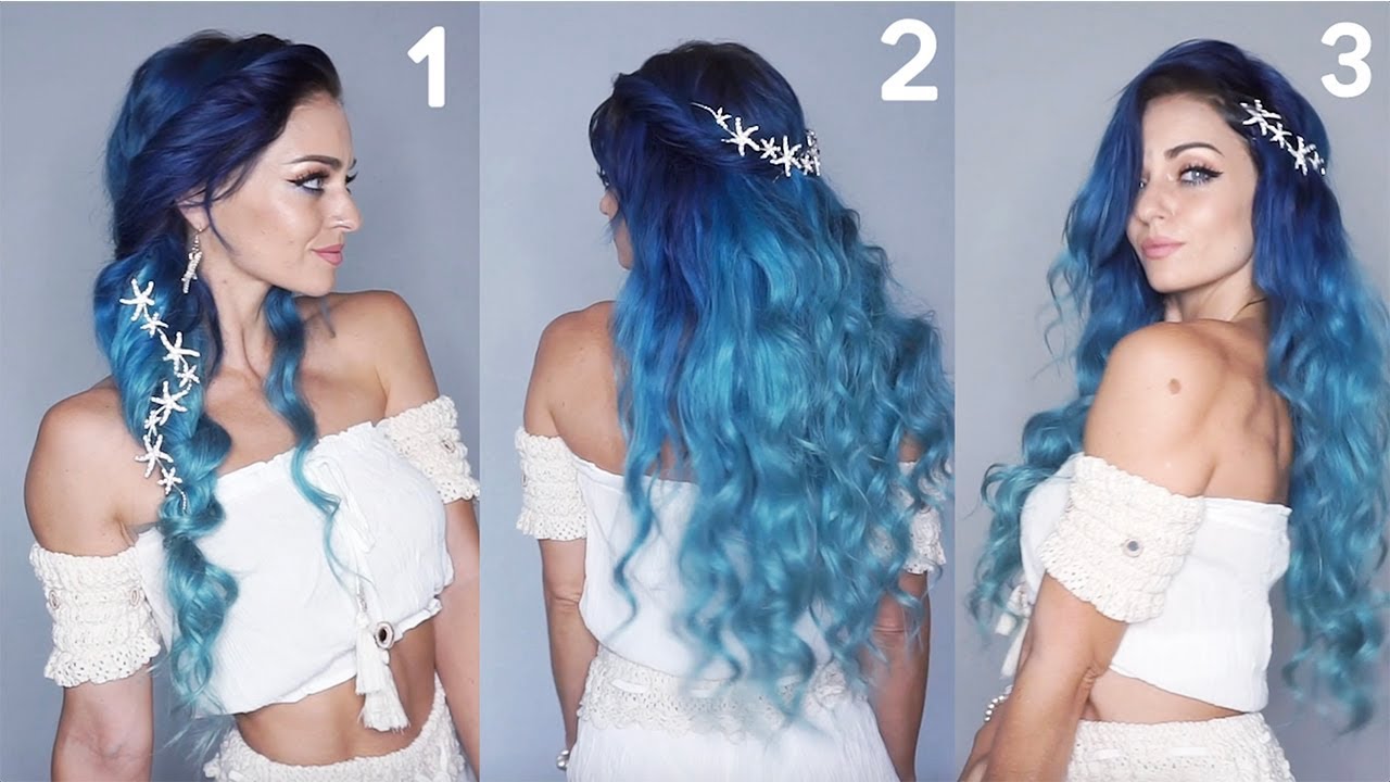 Blue and Purple Mermaid Hair Styles - wide 7