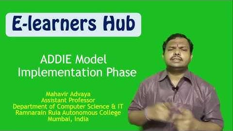 E content Development 011 - ADDIE   Implementation Phase