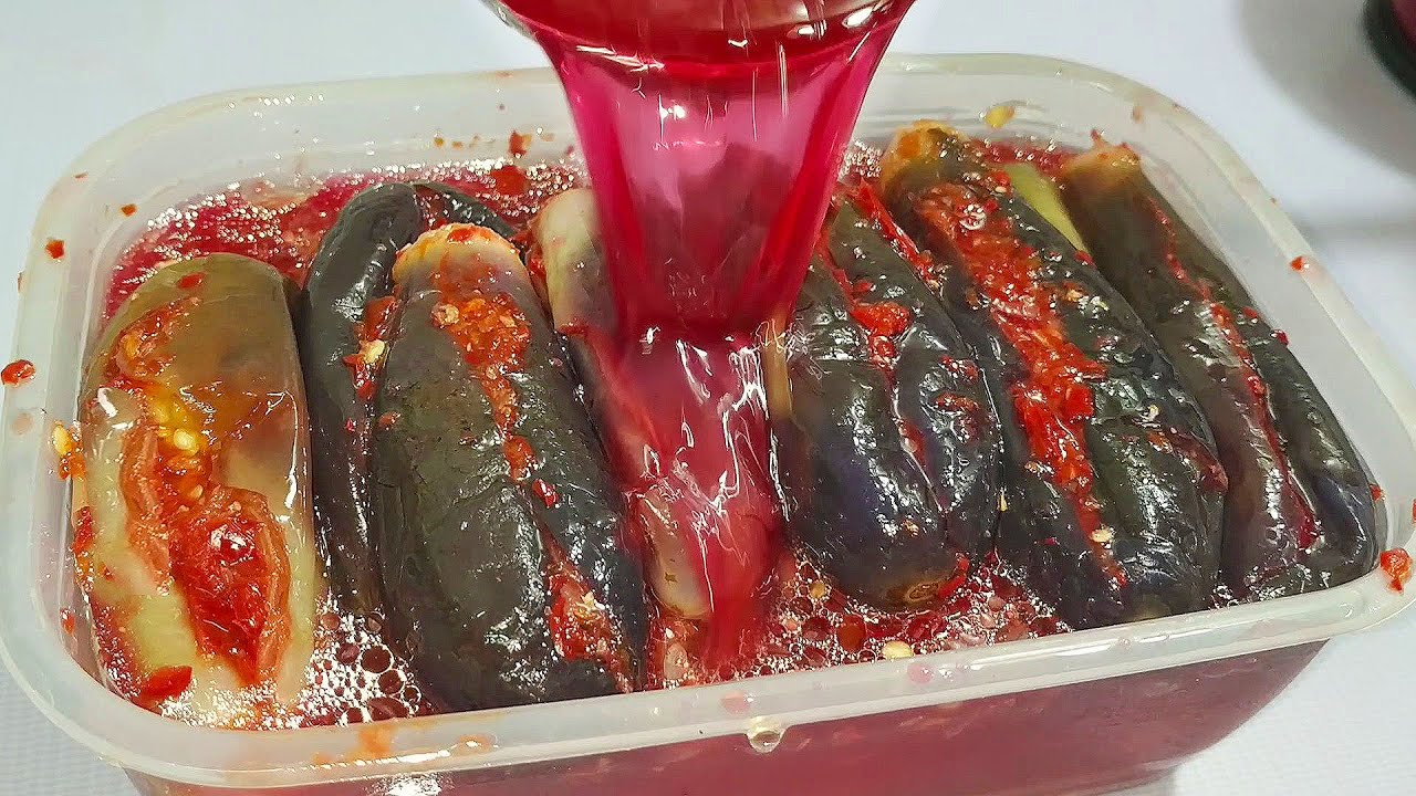 انسي اي طريقه للبدنجان المخلل واعملي دي يعيش معاكي شهور بأسرار المطاعم نفس الطعم واللون وتحدي