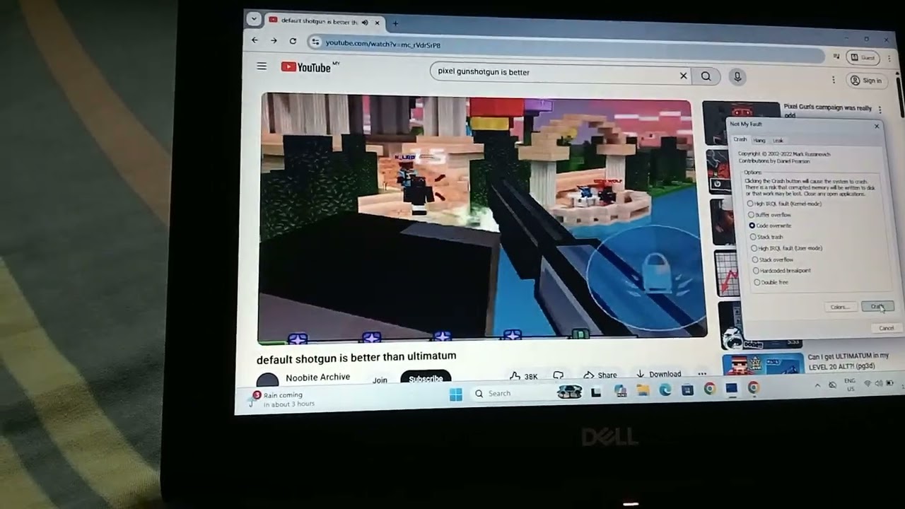 Pixel Gun 3D Has Bsod (windows 11 25H2)