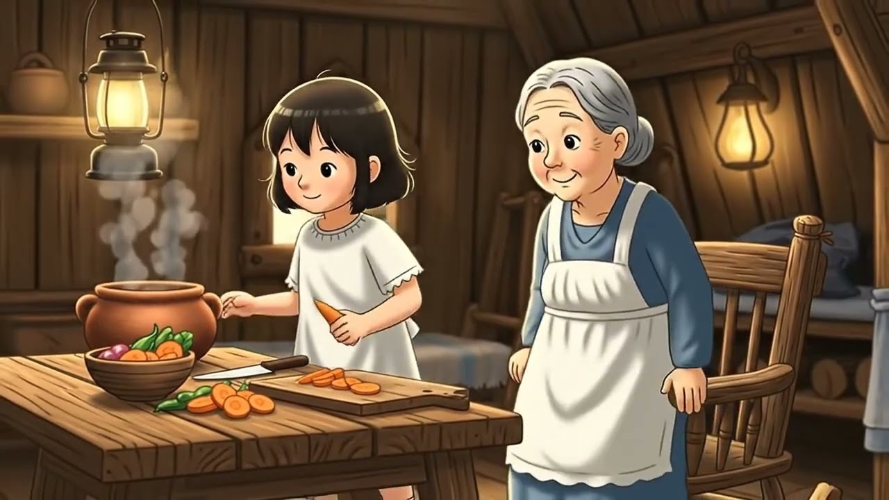 Living With Grandma 👵🏻🏚 | A Cozy Cottage Life | Ghibli Style Animation