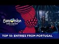 Top 10 entries from portugal