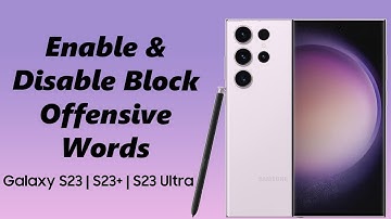 How To Enable / Disable 