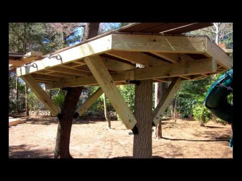 How to Install a Tree House Knee Brace & Bracket