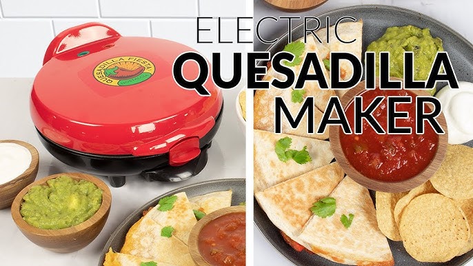 Taco Tuesday 10 in. Electric Quesadilla Maker - Red