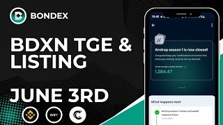 Bondex Tge & Listing On June 3Rd 2025