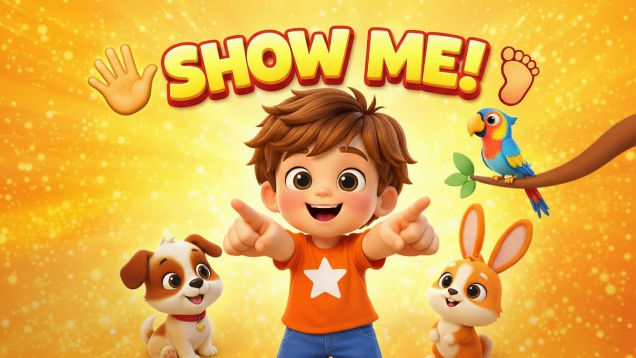 Can You Show Me? | Body Parts | Move & Point with Timi 🖐️👣👃 | Fun