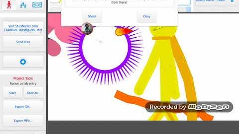 How to upload a stick nodes project to youtube