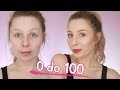 0 do 100 Tanimi kosmetykami z DROGERII | Lekki makijaż rozświetlający 😍