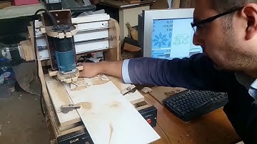 Ev yapımı  Arduino CNC Router    Cnc Shield  Estlcam