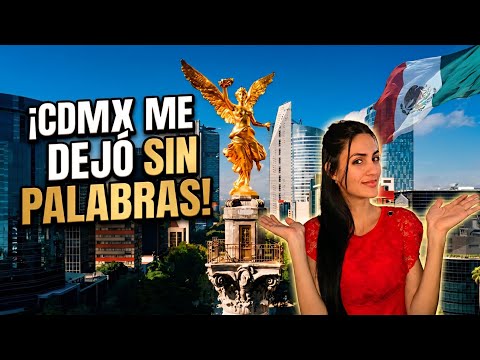 Cubana reacciona a CDMX 🇲🇽 por primera vez. Quedé impactada #mexico #reaccion #cubanareacciona #cuba