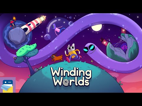 Winding Worlds: Apple Arcade iOS Gameplay Walkthrough Part 1 (by KO-OP MODE)