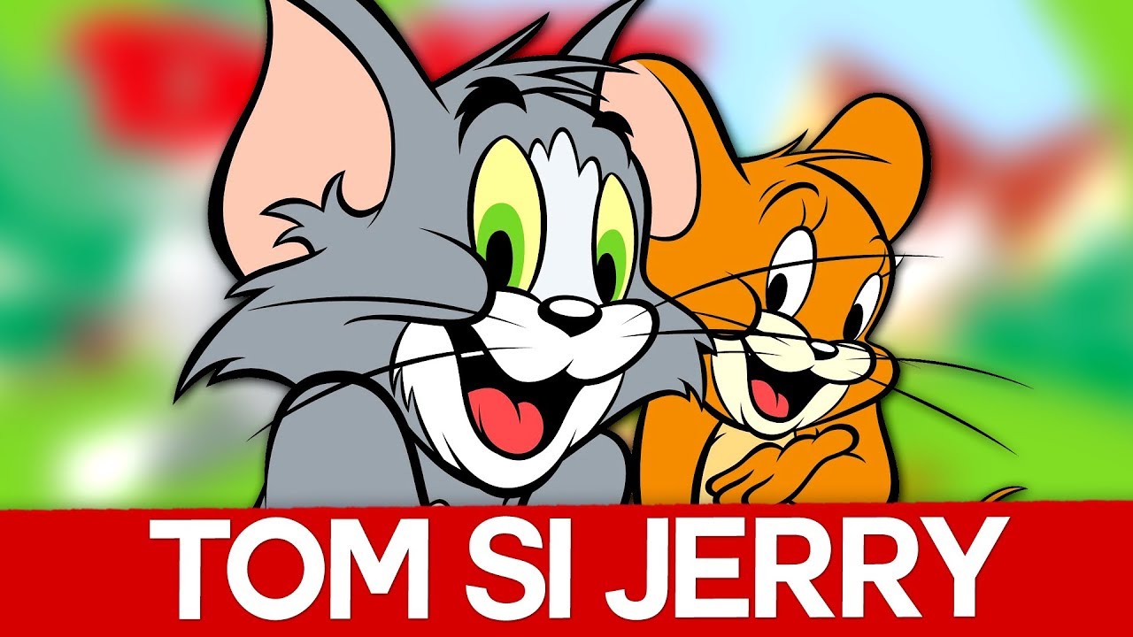 TOM SI JERRY SOARECII JOACA PE MASA Ratty Catty